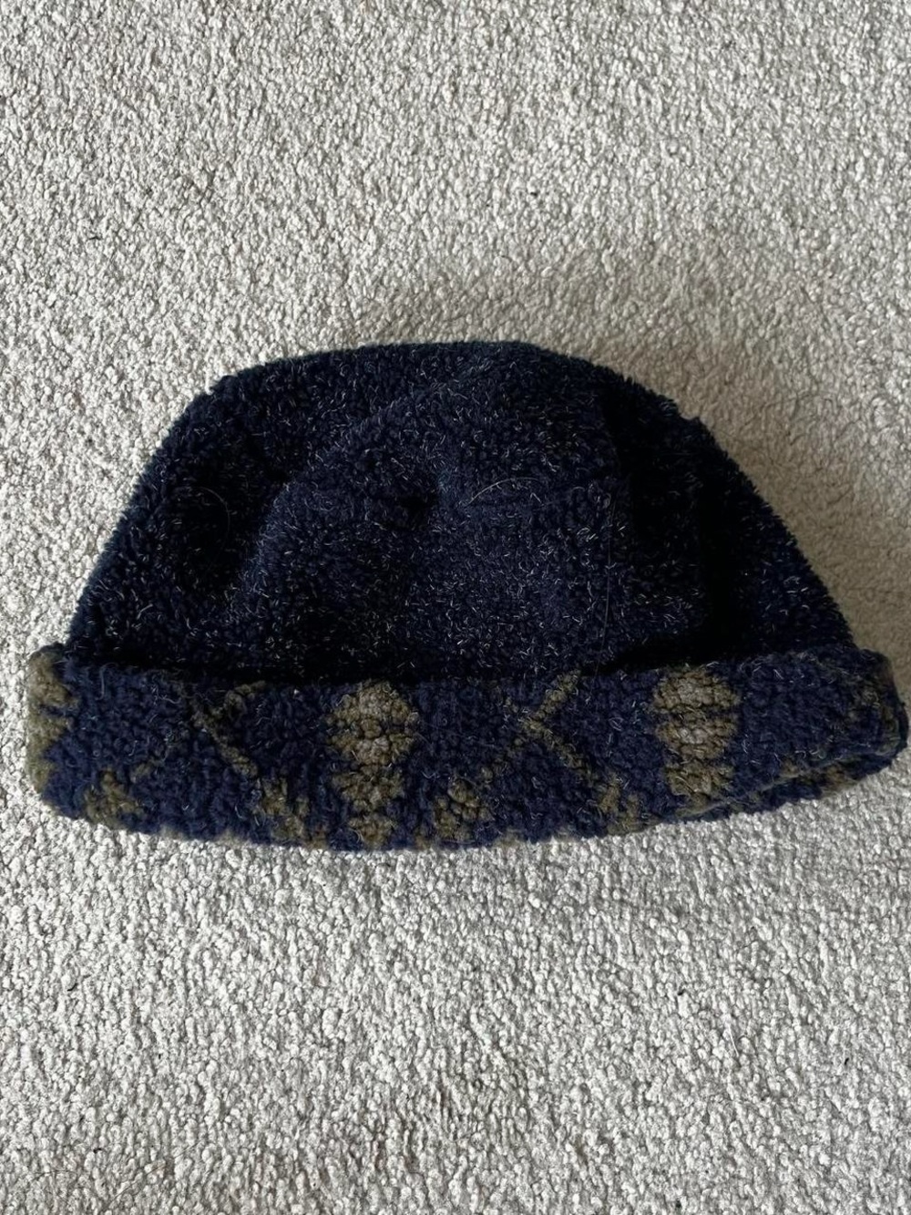 Women’s Fleece Navy Blue Winter Hat